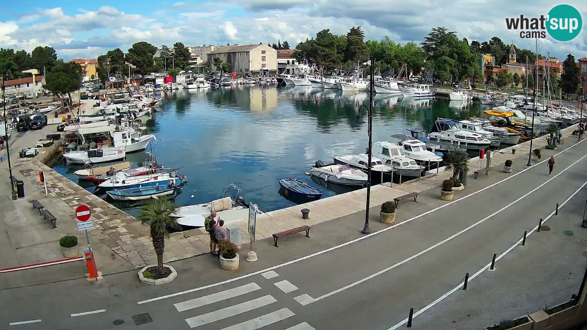 Novigrad webcam Mandrač | alten Hafen – Istrien