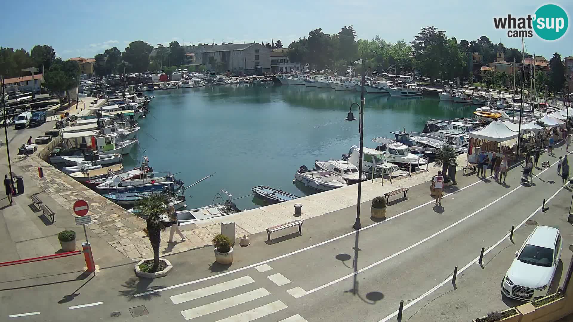Novigrad webcam Mandrač | alten Hafen – Istrien