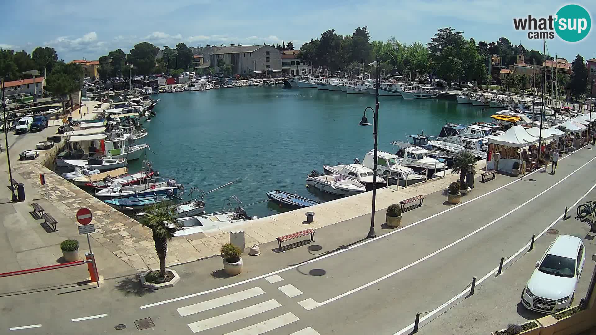 Novigrad webcam Mandrač | alten Hafen – Istrien