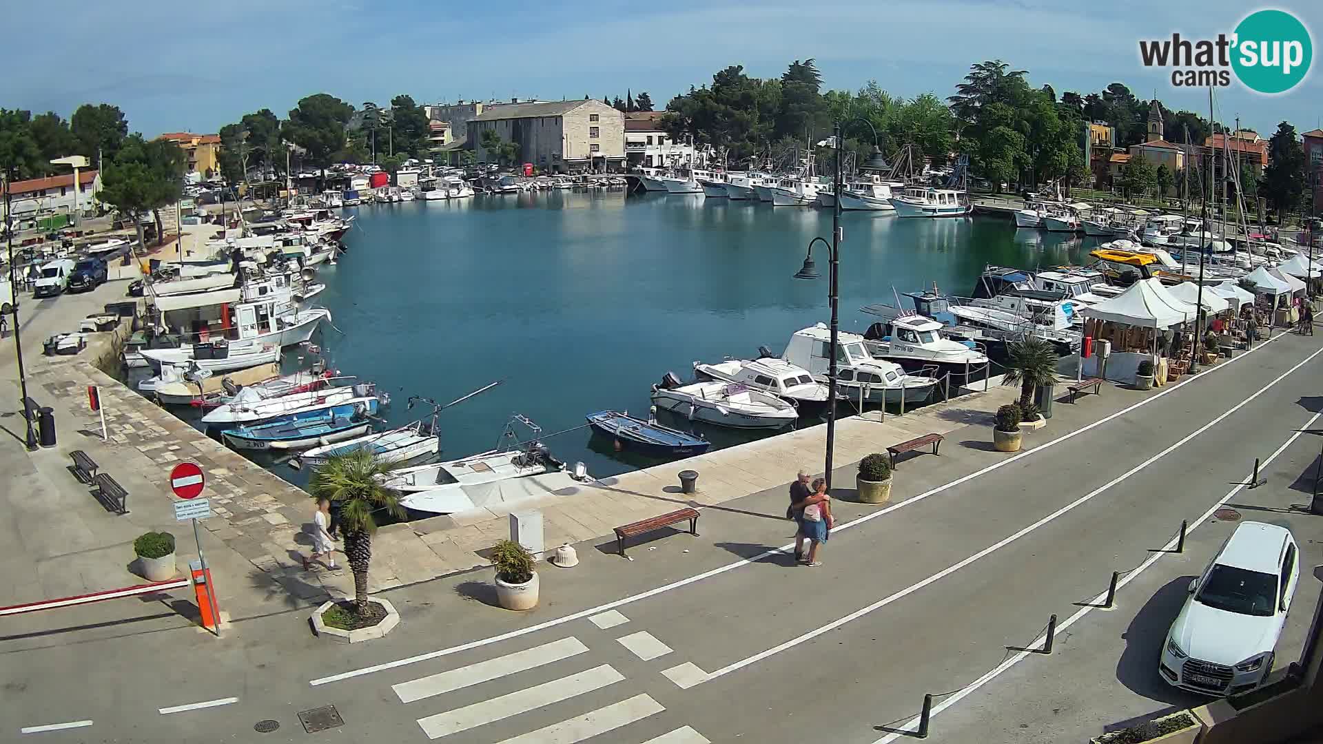 Novigrad webcam Mandrač | alten Hafen – Istrien