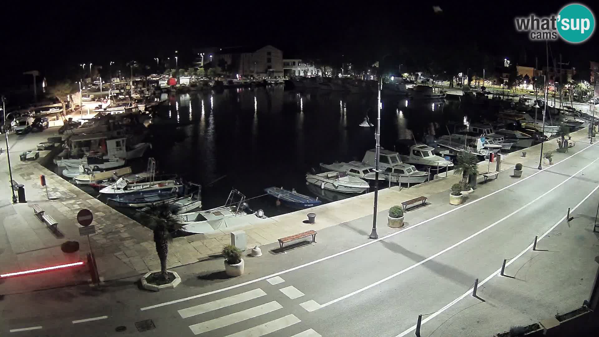 Novigrad webcam Mandrač | alten Hafen – Istrien