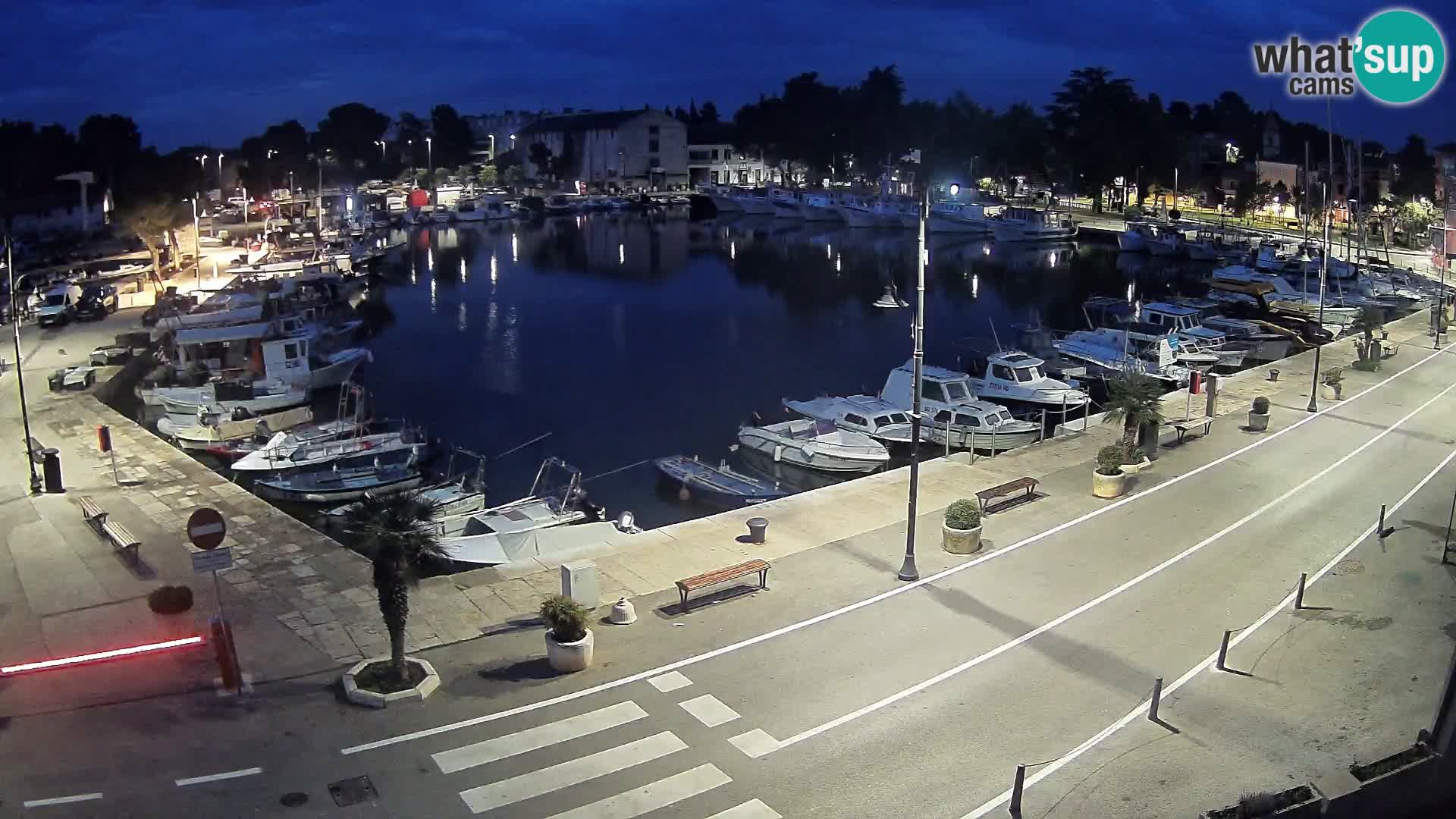 Novigrad webcam Mandrač | alten Hafen – Istrien