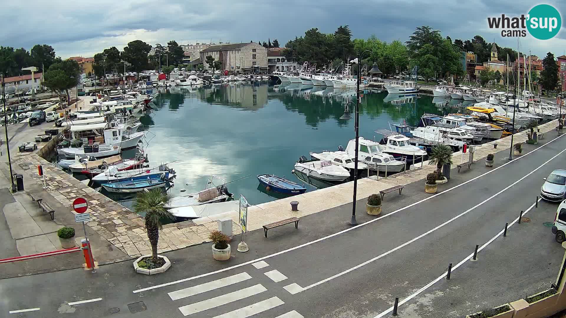 Novigrad webcam Mandrač | alten Hafen – Istrien