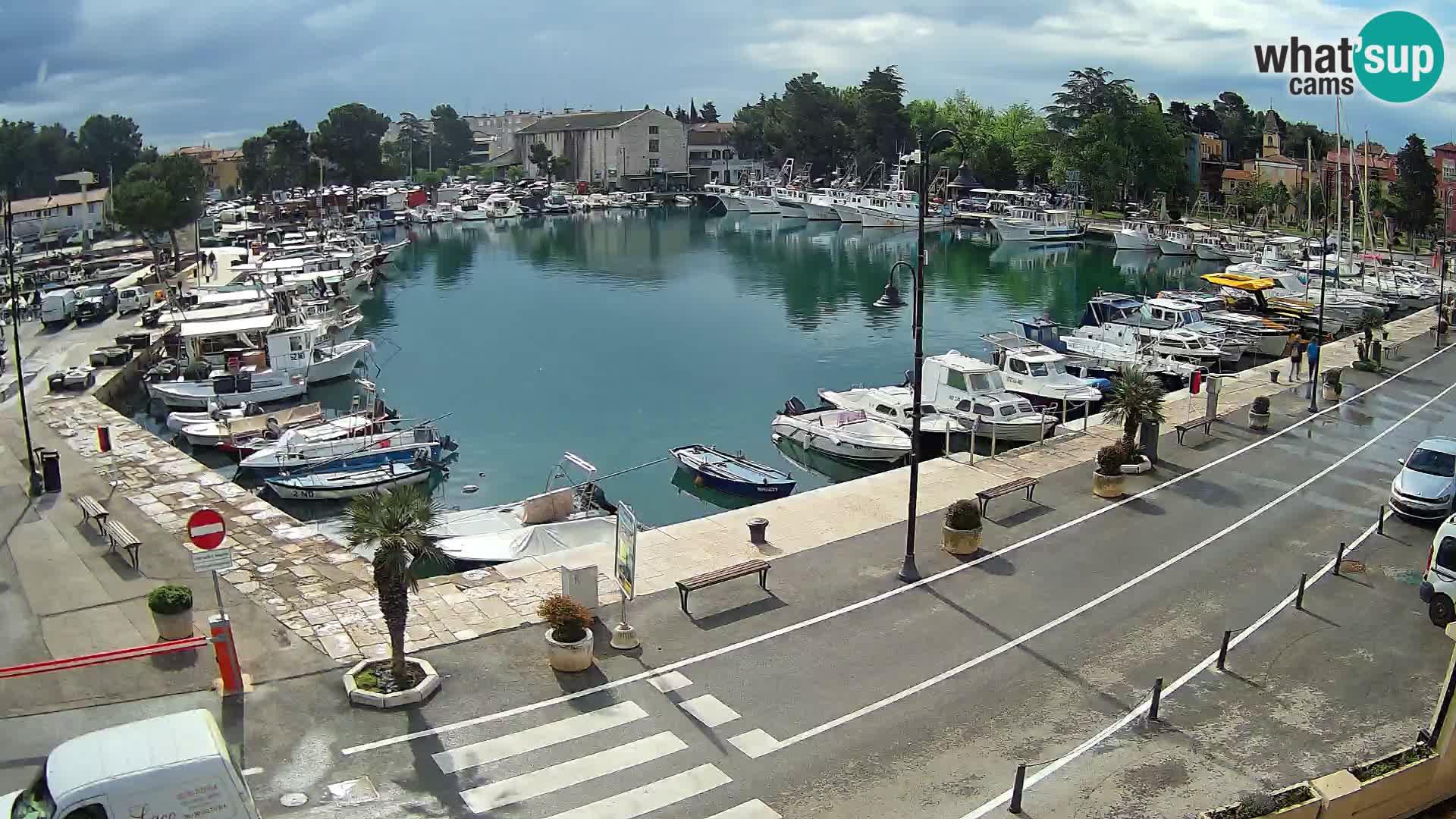 Novigrad webcam Mandrač | alten Hafen – Istrien