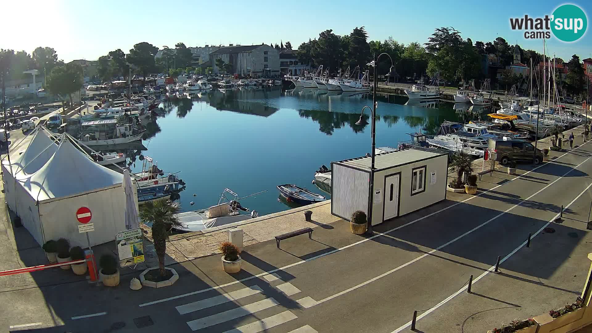 Novigrad webcam Mandrač | old marina – Istria