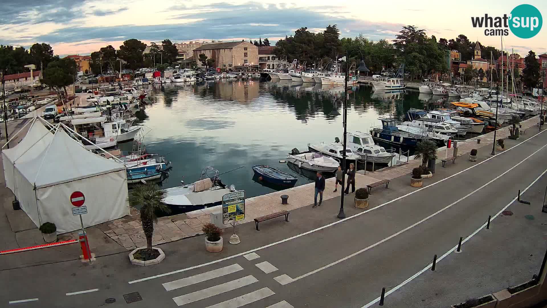Novigrad webcam Mandrač | old marina – Istria