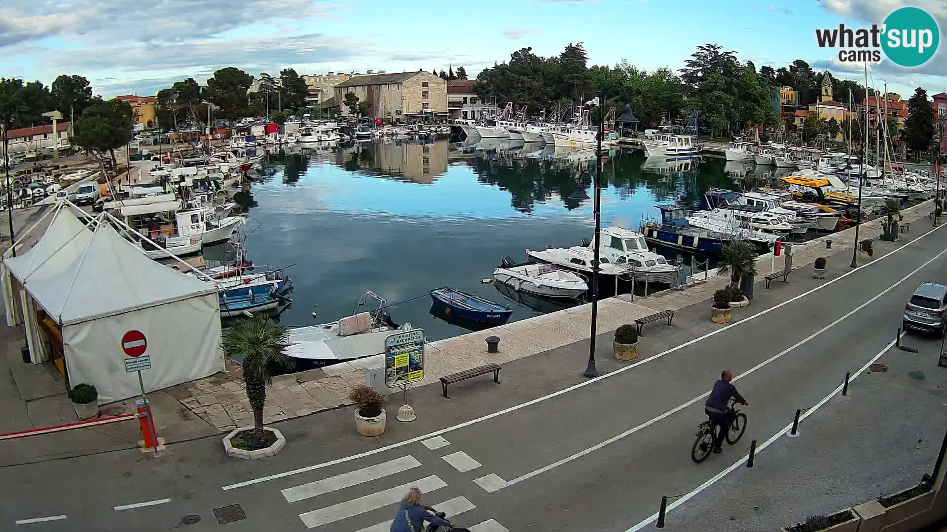 Novigrad webcam Mandrač | Cittanova in Istria – Porto vecchio