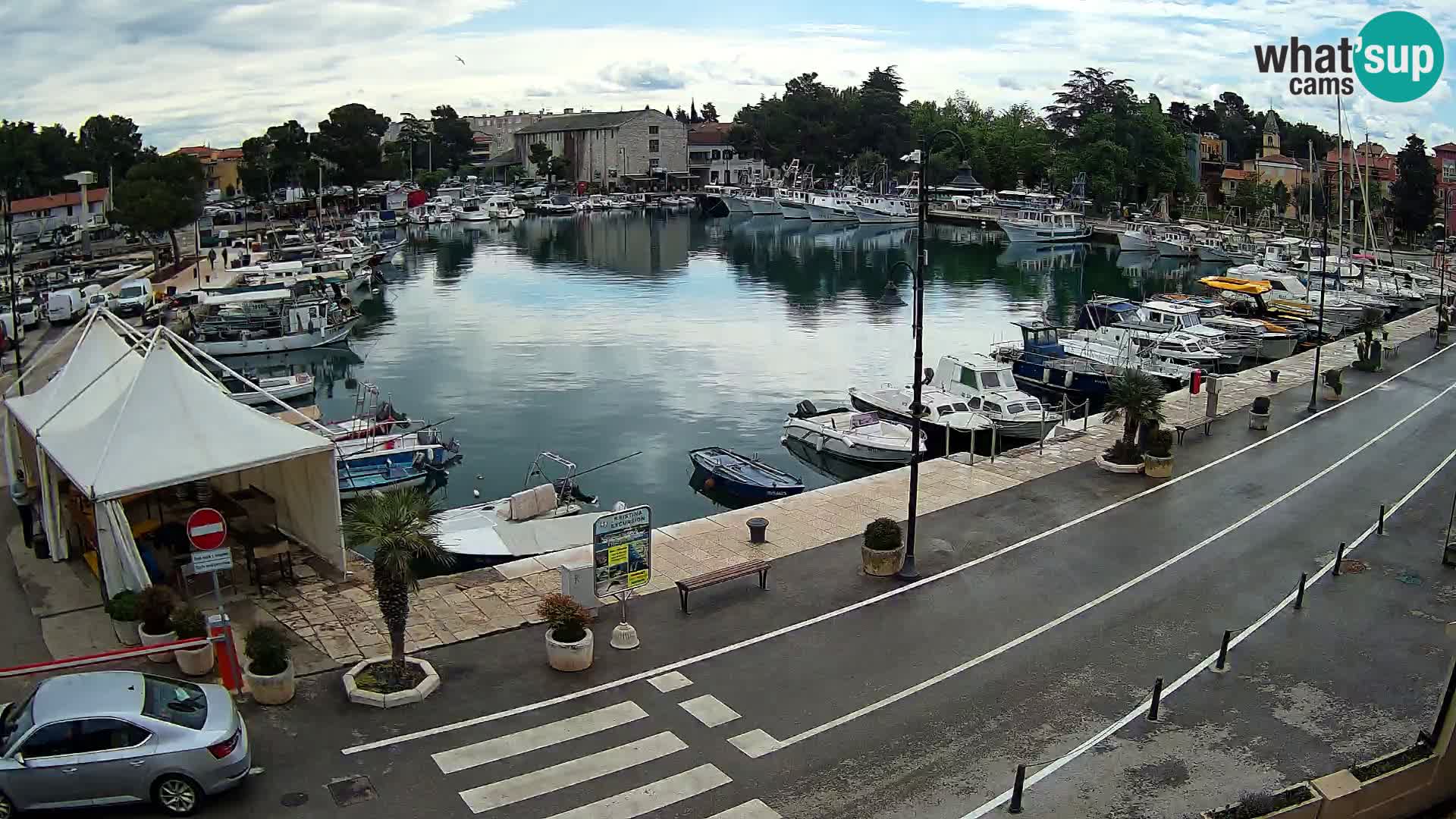 Novigrad webcam Mandrač | Cittanova in Istria – Porto vecchio