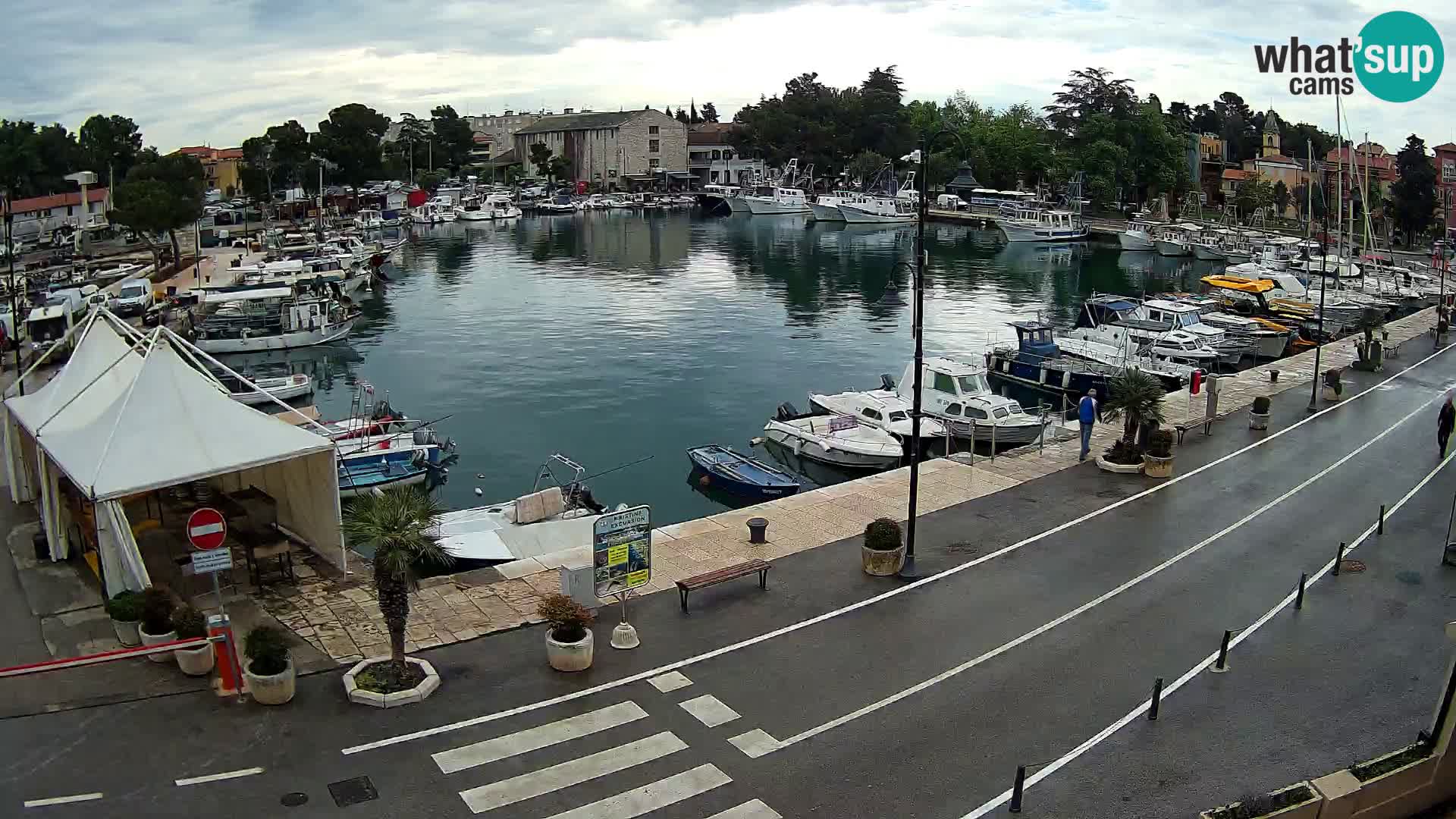 Novigrad webcam Mandrač | old marina – Istria