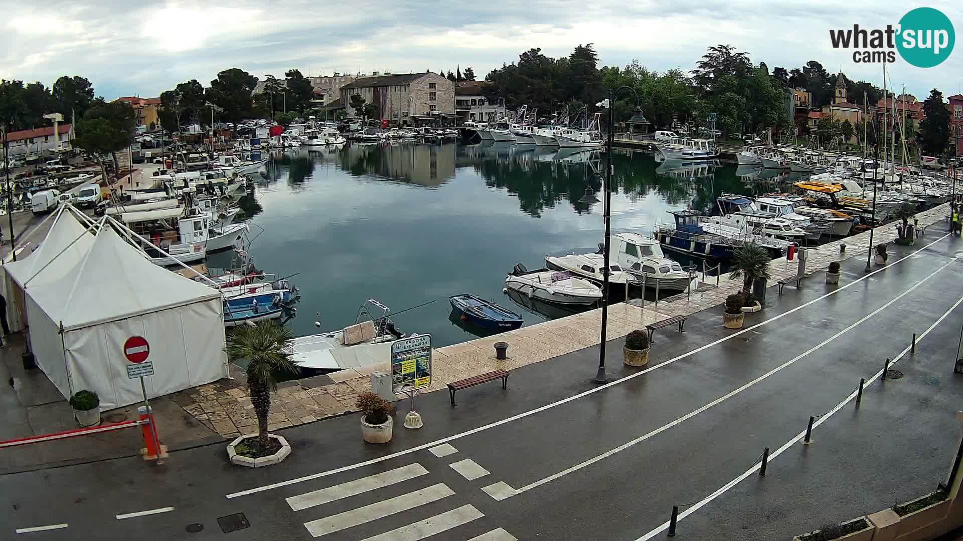 Novigrad webcam Mandrač | old marina – Istria