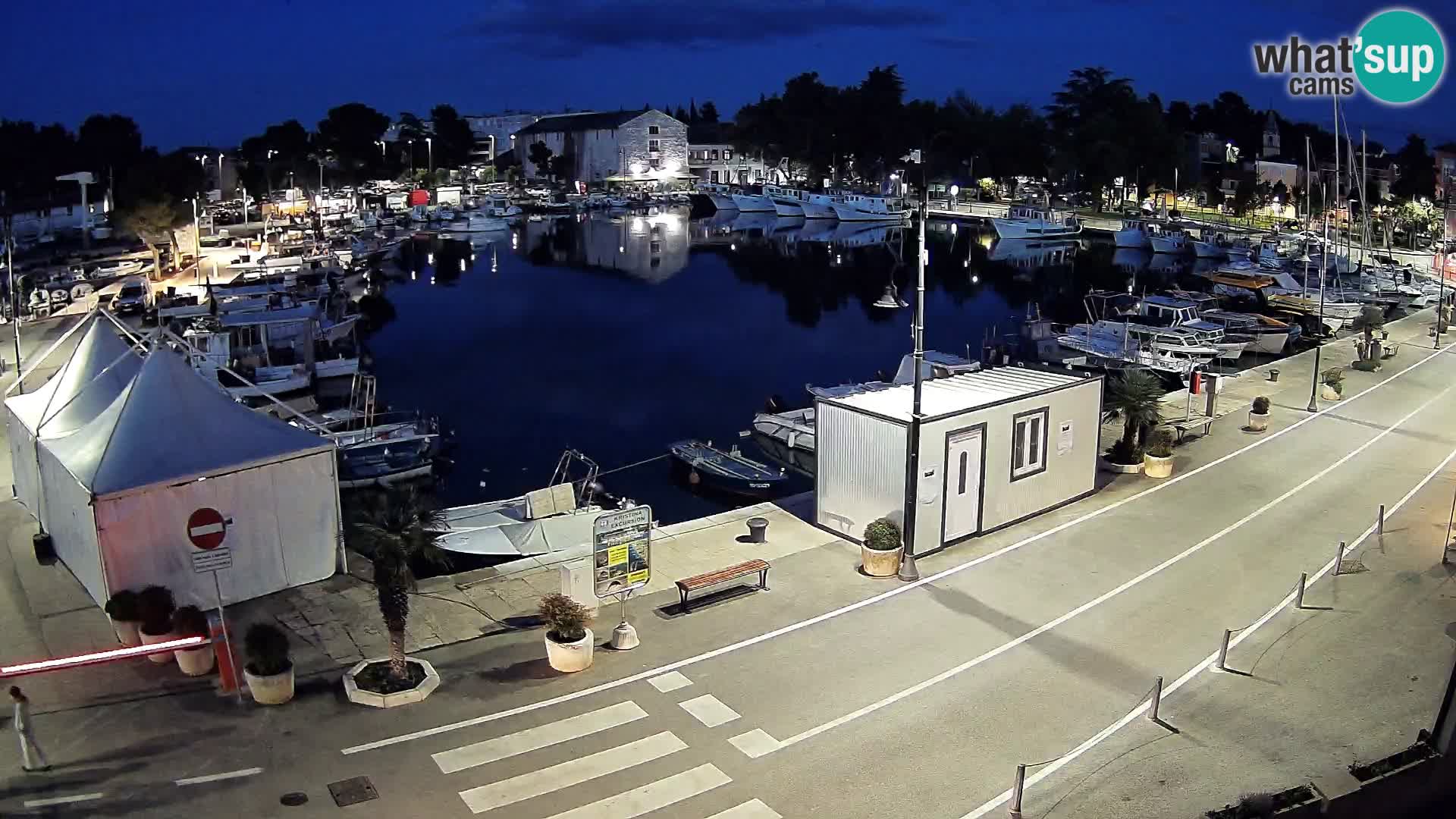 Novigrad webcam Mandrač | old marina – Istria