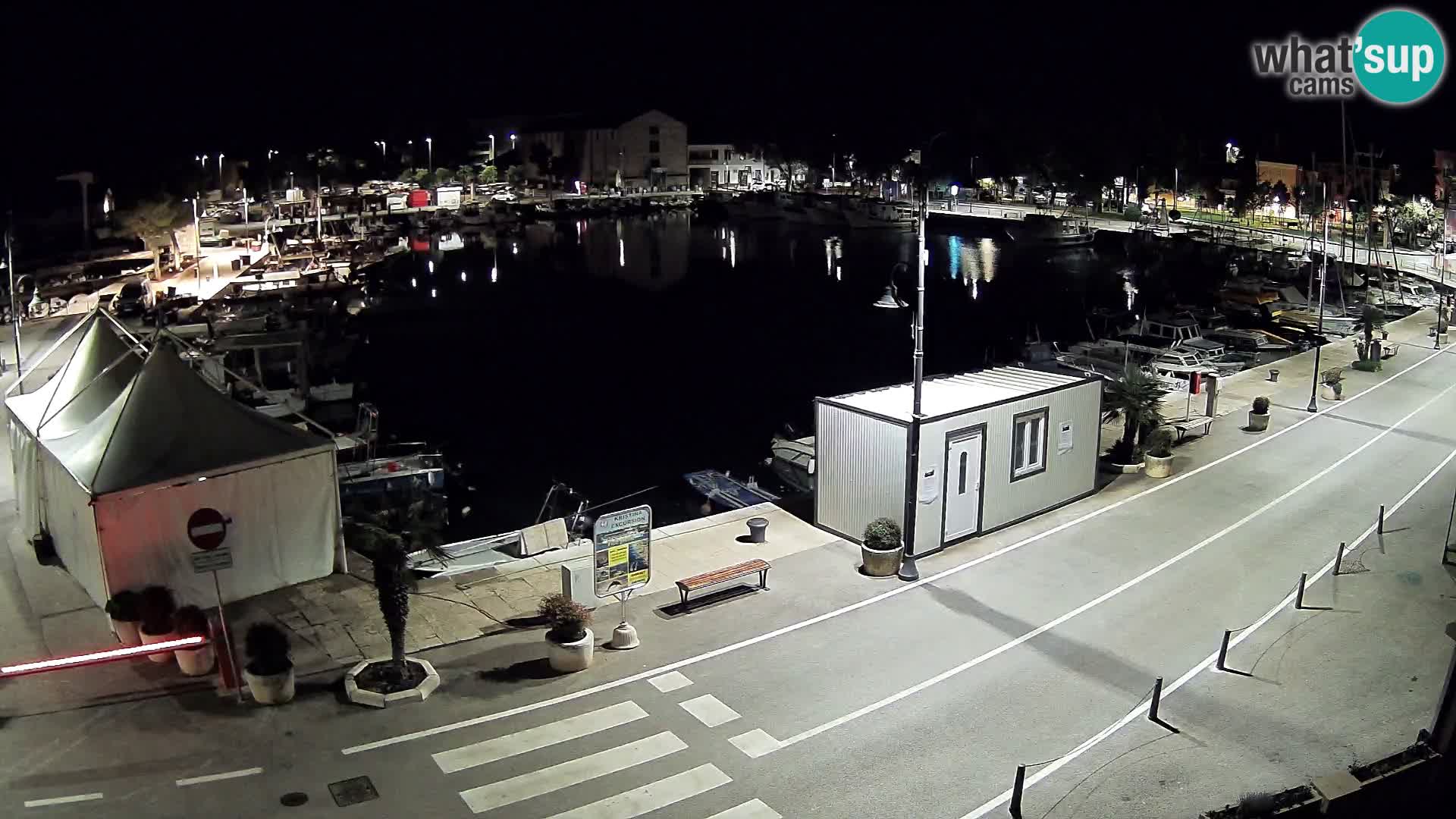 Novigrad webcam Mandrač | alten Hafen – Istrien