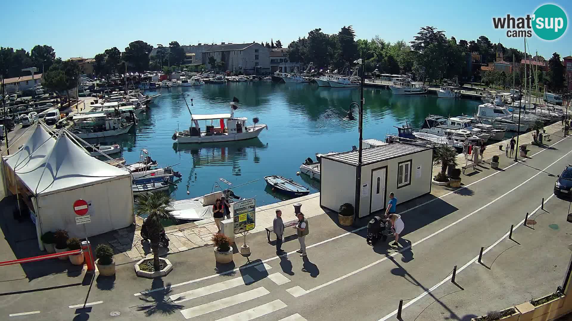 Novigrad webcam Mandrač | old marina – Istria