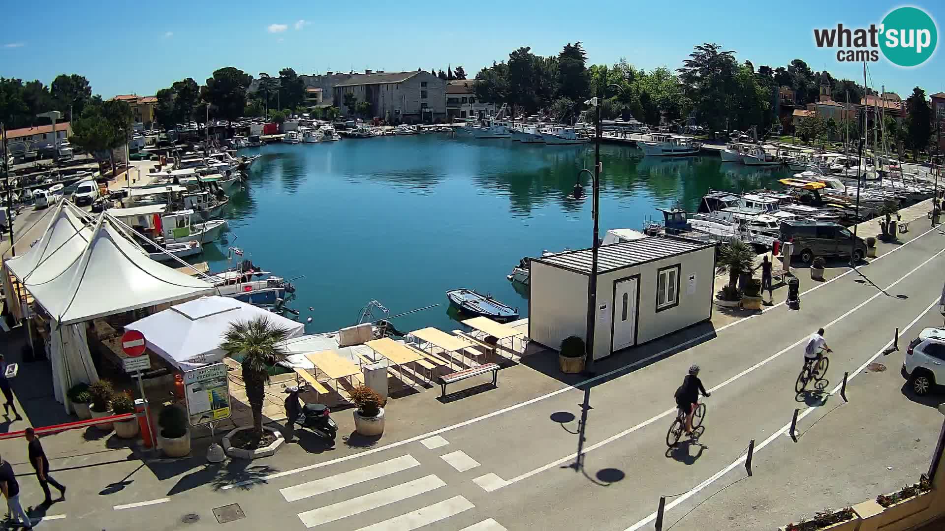 Novigrad webcam Mandrač | old marina – Istria