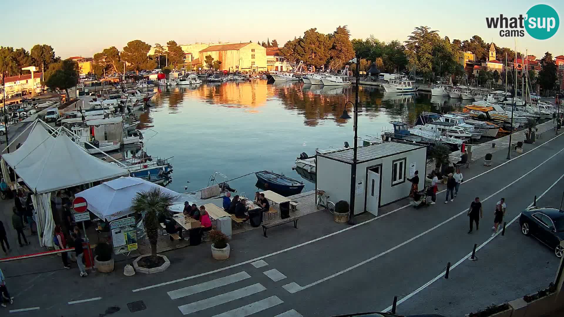 Novigrad webcam Mandrač | old marina – Istria