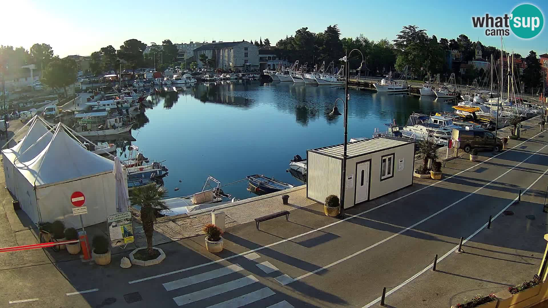 Novigrad webcam Mandrač | old marina – Istria