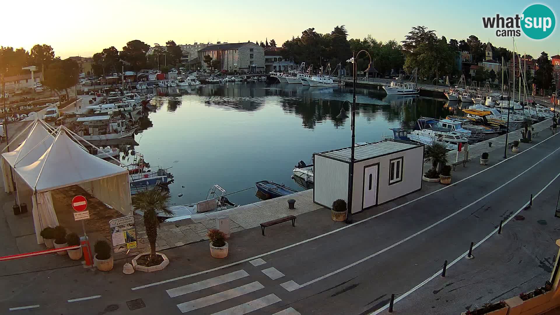 Novigrad webcam Mandrač | Cittanova in Istria – Porto vecchio