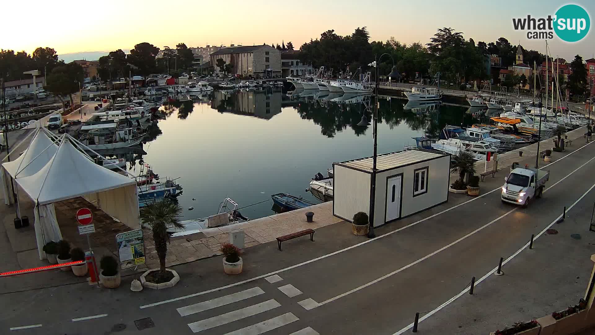 Novigrad webcam Mandrač | Cittanova in Istria – Porto vecchio