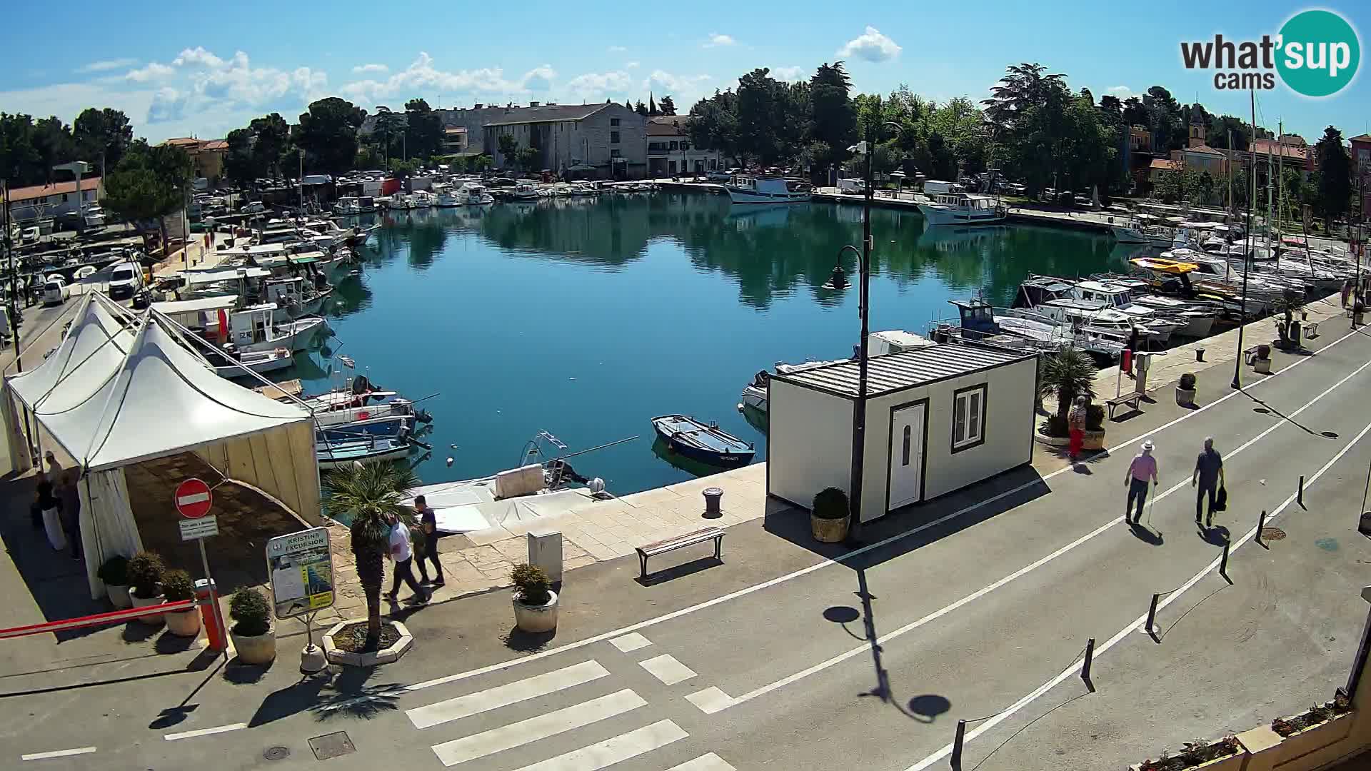 Novigrad webcam Mandrač | alten Hafen – Istrien