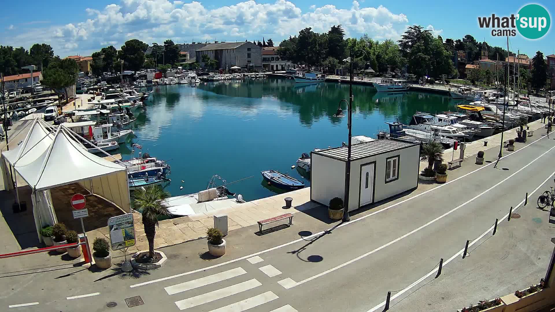 Novigrad webcam Mandrač | old marina – Istria