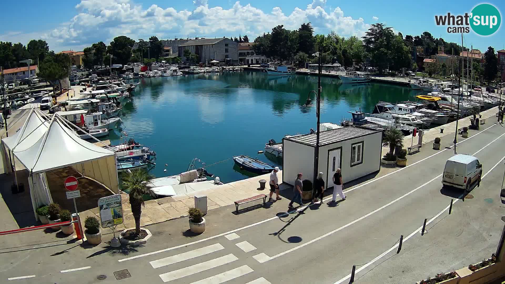 Novigrad webcam Mandrač | alten Hafen – Istrien