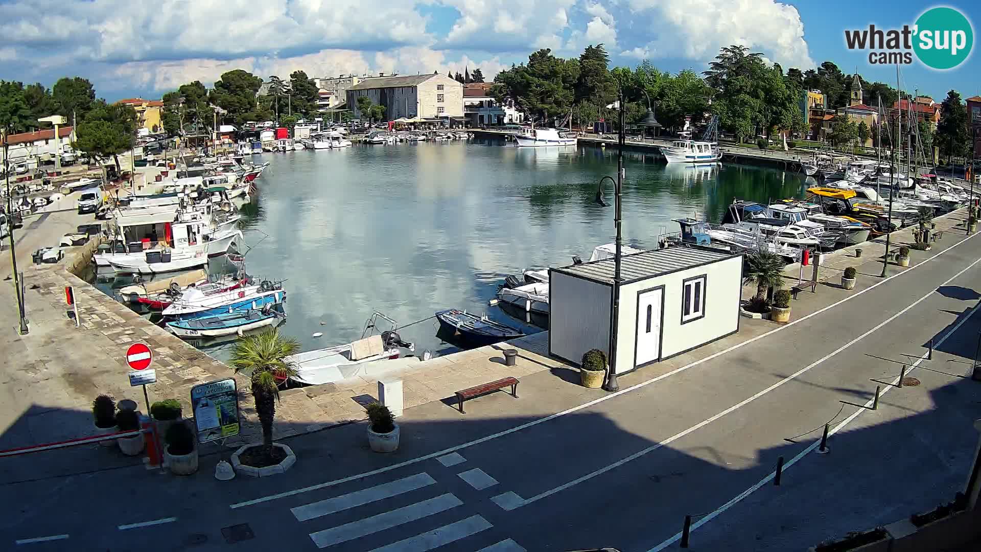 Novigrad webcam Mandrač | alten Hafen – Istrien