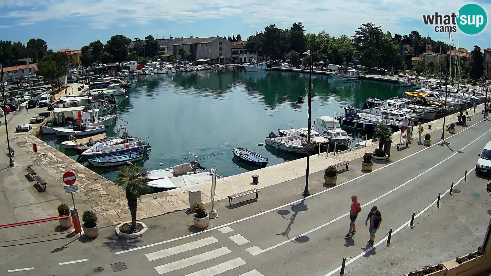Novigrad webcam Mandrač | alten Hafen – Istrien