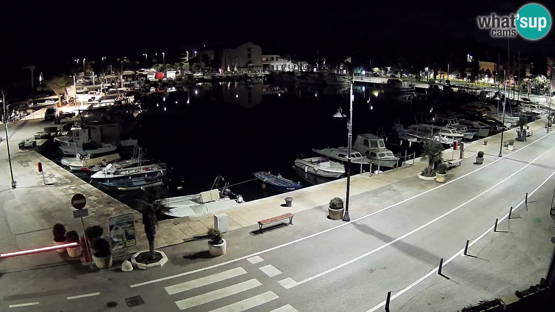 Novigrad webcam Mandrač | alten Hafen – Istrien