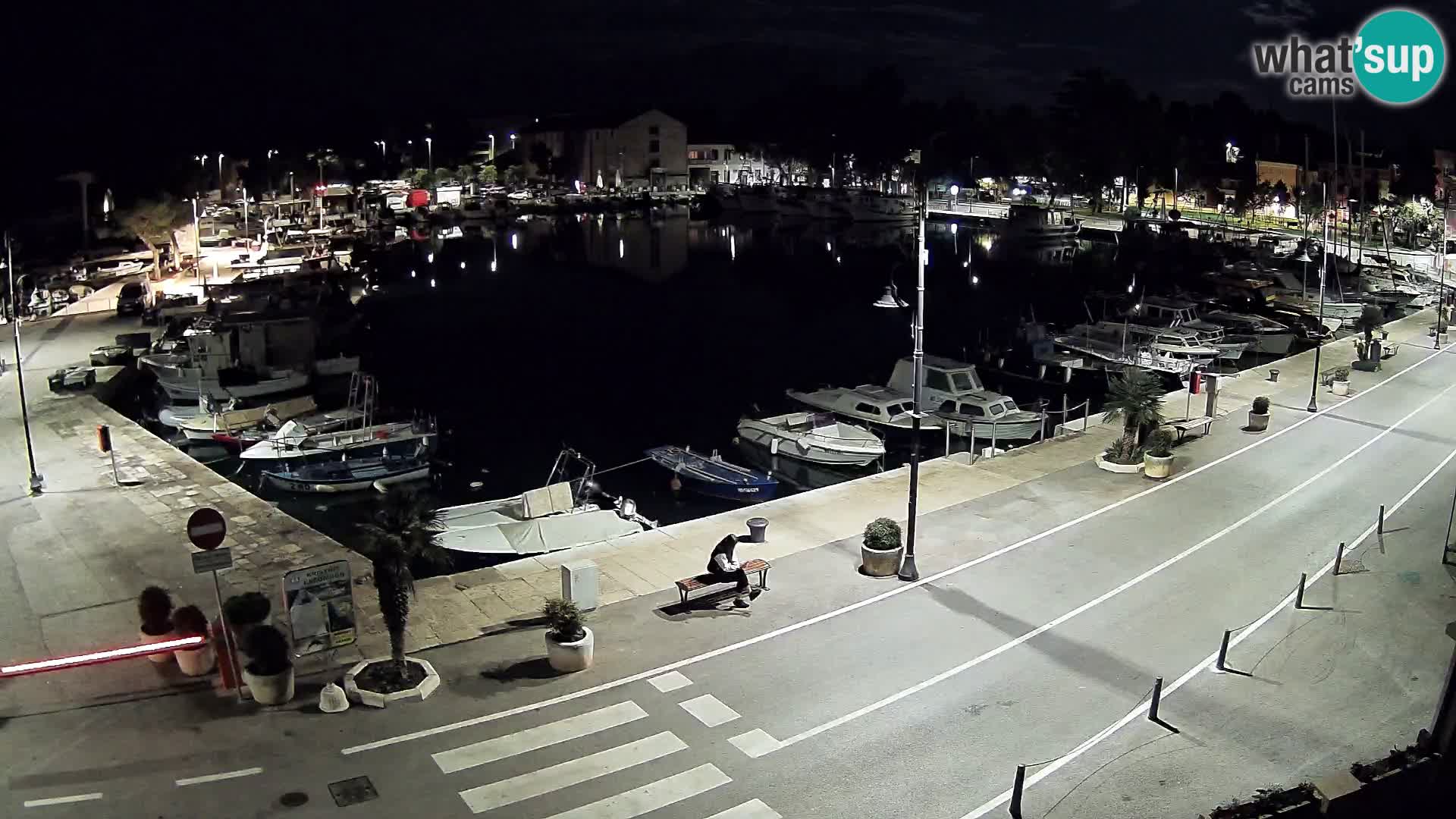 Novigrad webcam Mandrač | alten Hafen – Istrien