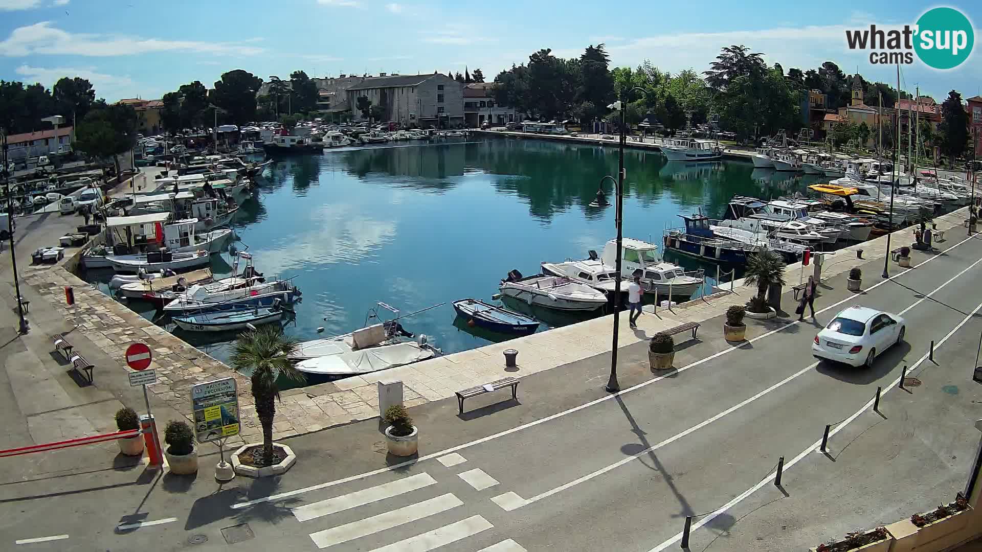 Novigrad webcam Mandrač | alten Hafen – Istrien