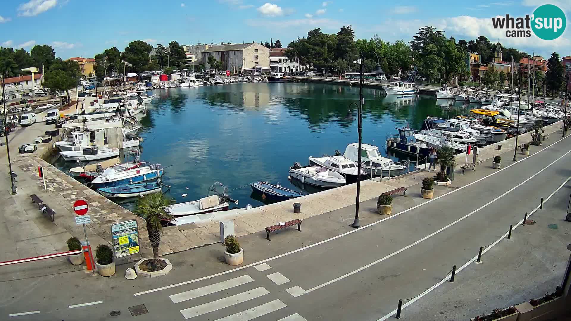 Novigrad webcam – old marina “Mandrač”