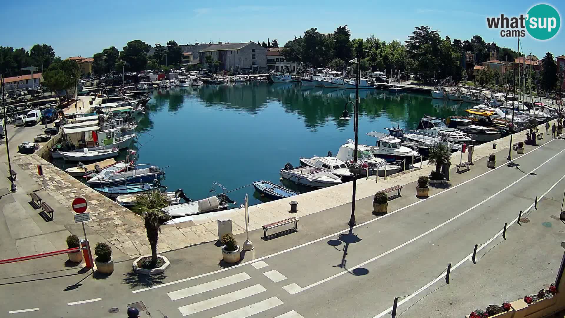 Novigrad webcam Mandrač | alten Hafen – Istrien