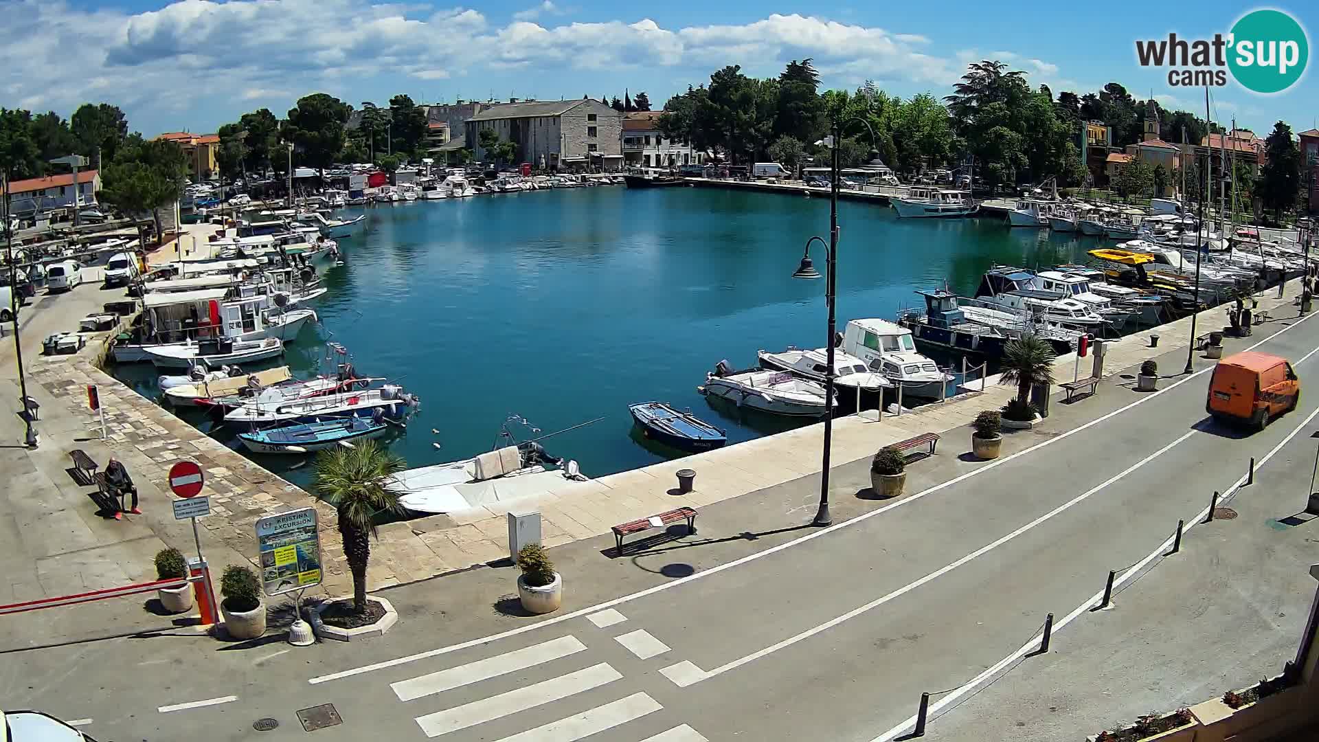 Novigrad webcam Mandrač | Cittanova in Istria – Porto vecchio