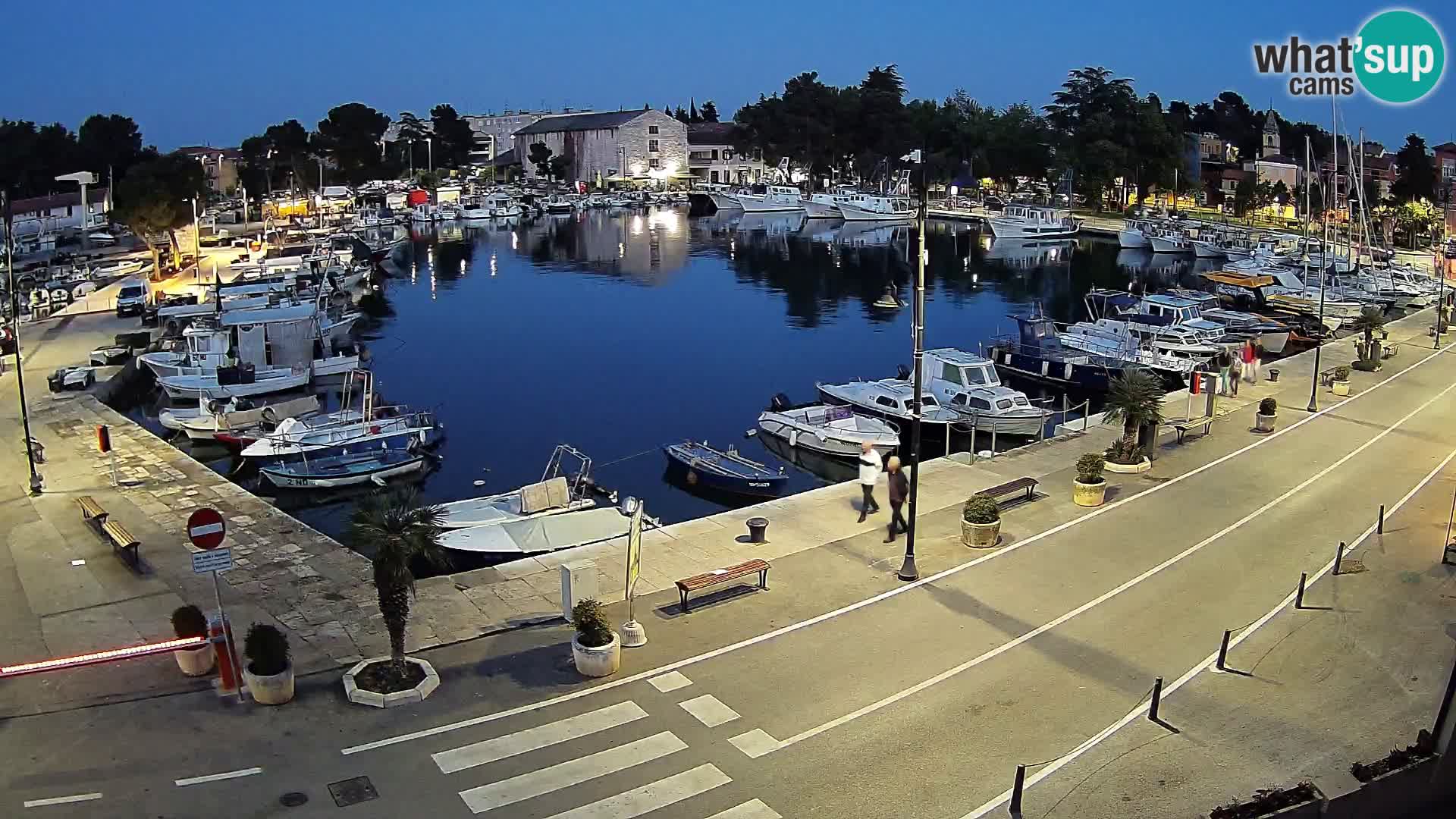 Novigrad webcam Mandrač | alten Hafen – Istrien