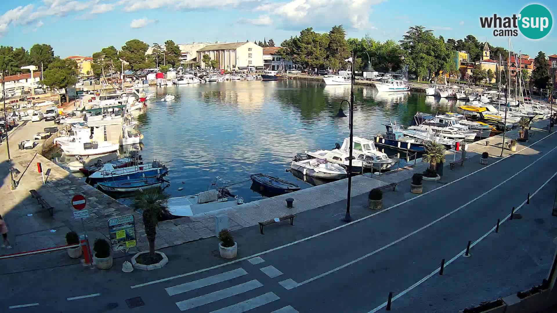 Novigrad webcam Mandrač | Cittanova in Istria – Porto vecchio