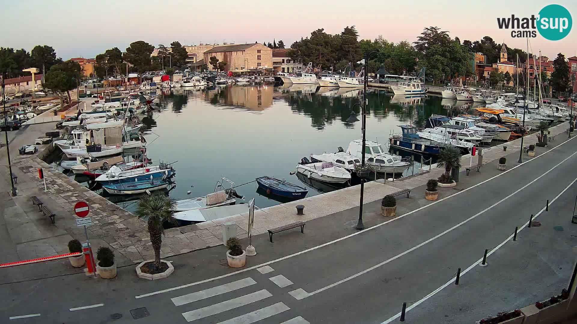 Novigrad webcam Mandrač | alten Hafen – Istrien