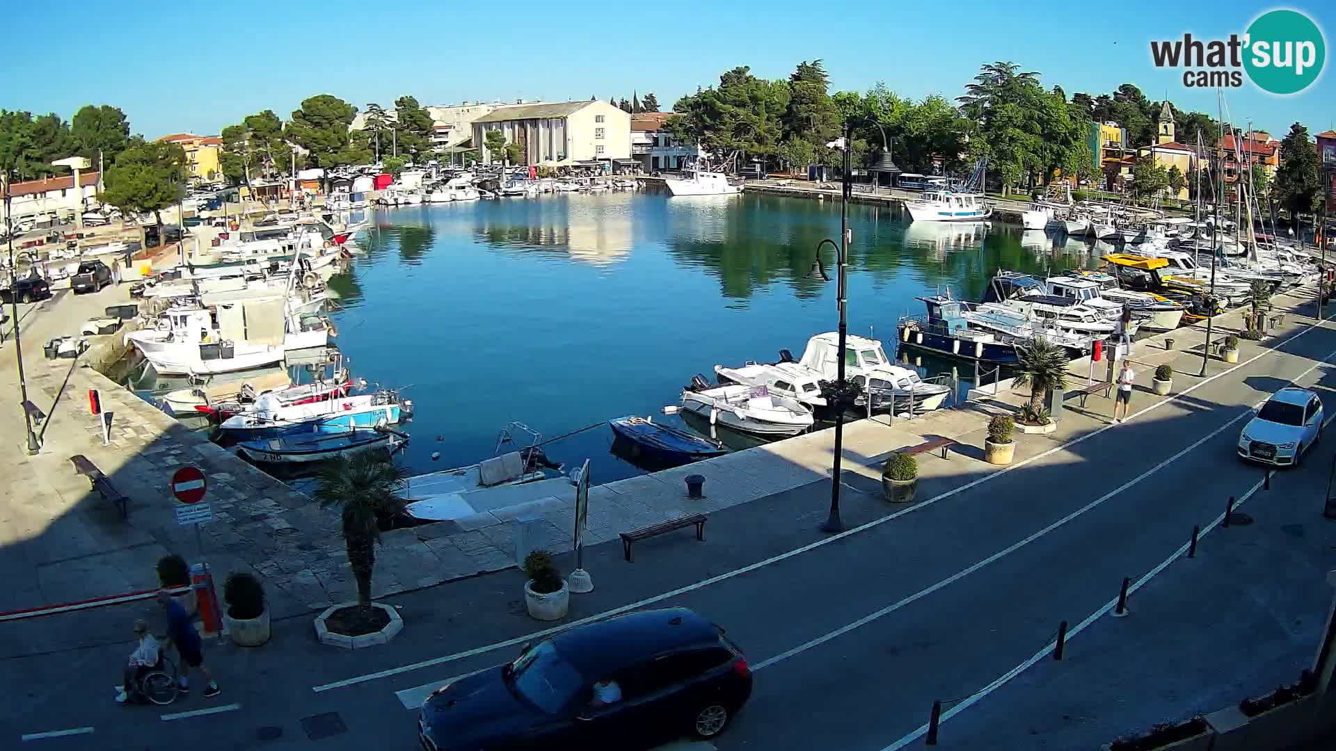 Novigrad webcam Mandrač | alten Hafen – Istrien
