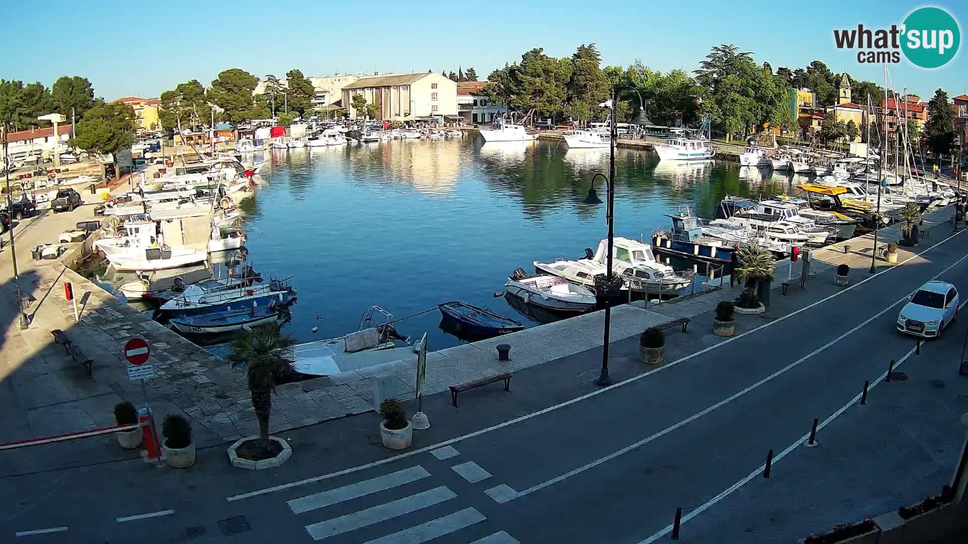 Novigrad webcam Mandrač | alten Hafen – Istrien
