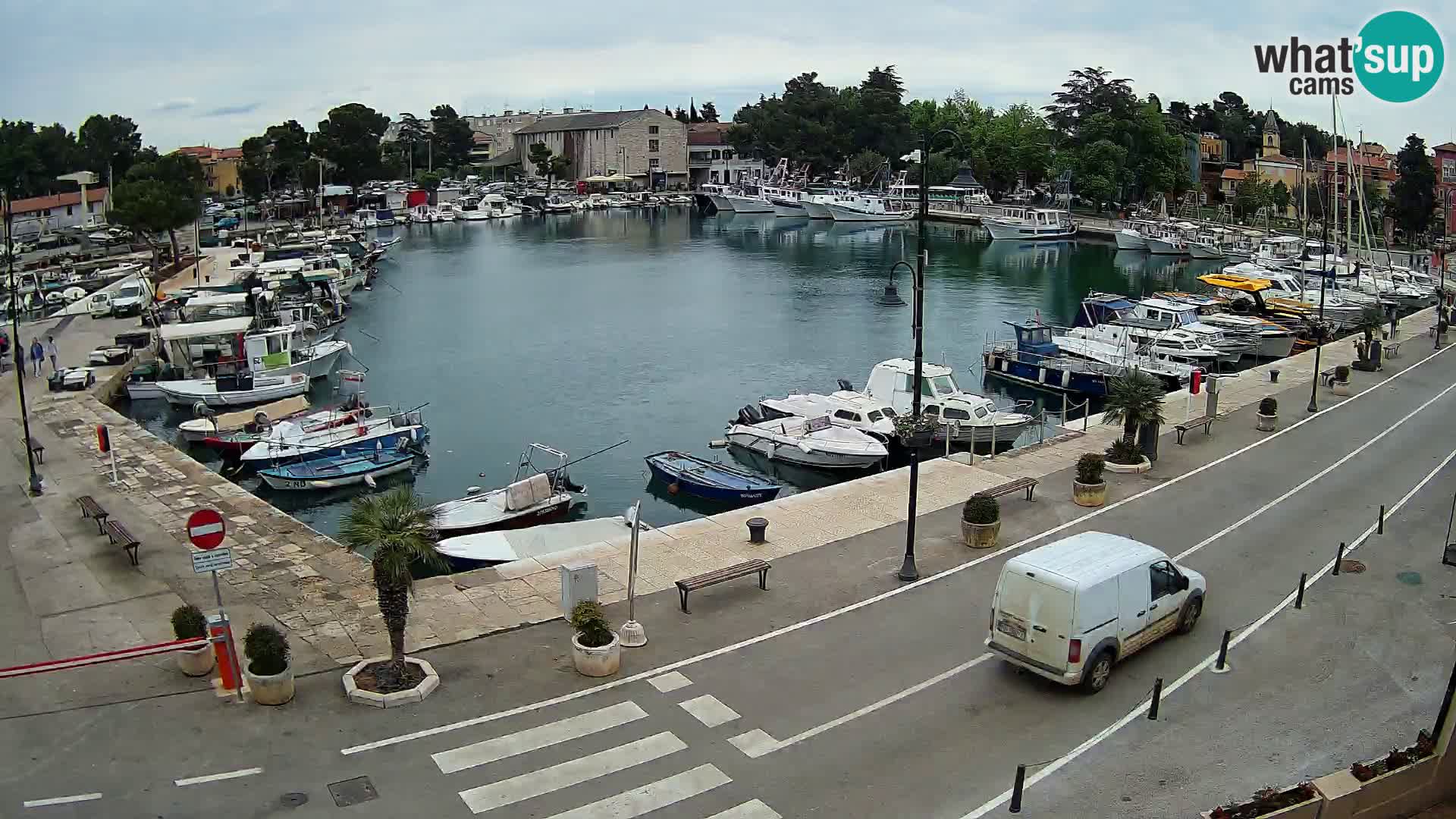 Novigrad webcam Mandrač | alten Hafen – Istrien