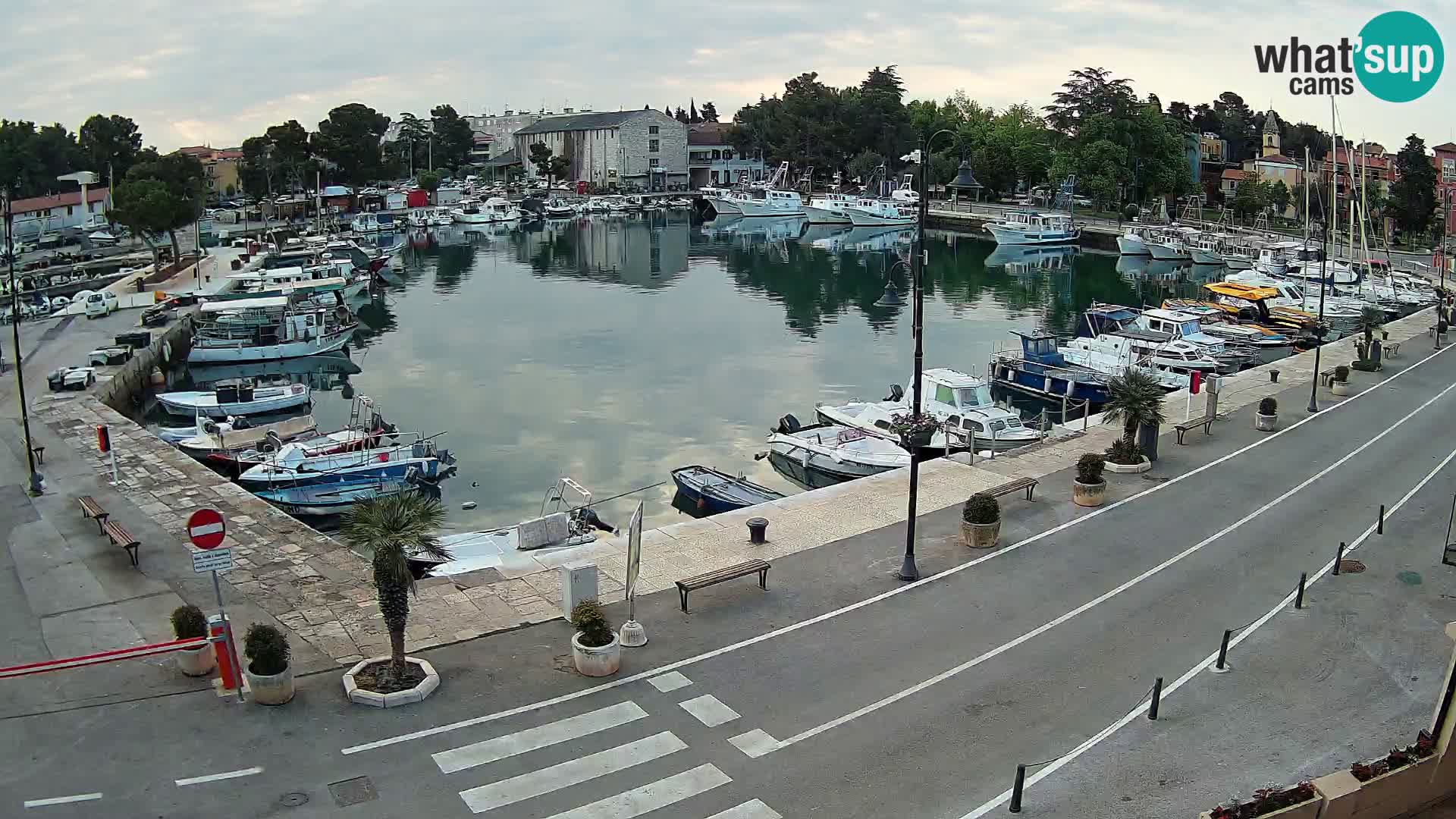 Novigrad webcam – old marina “Mandrač”