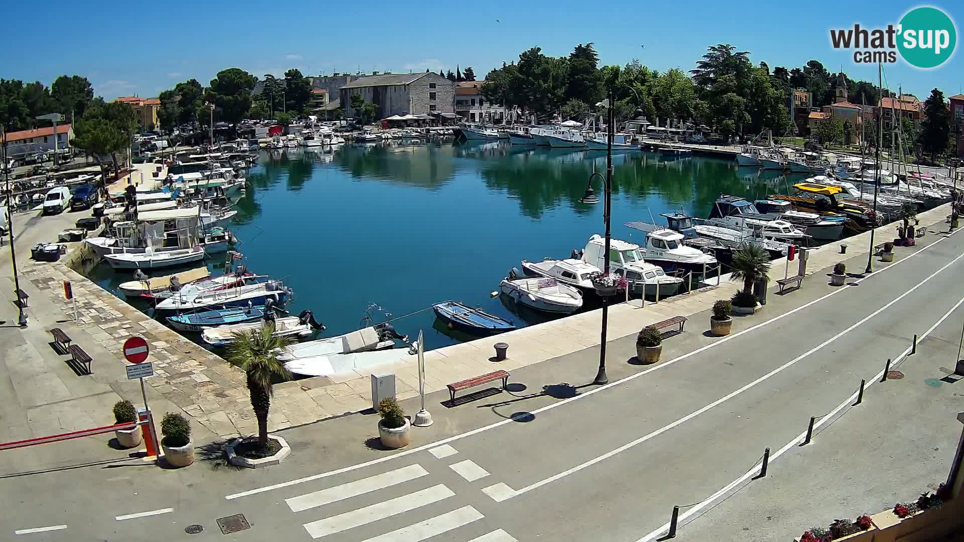 Novigrad webcam Mandrač | old marina – Istria