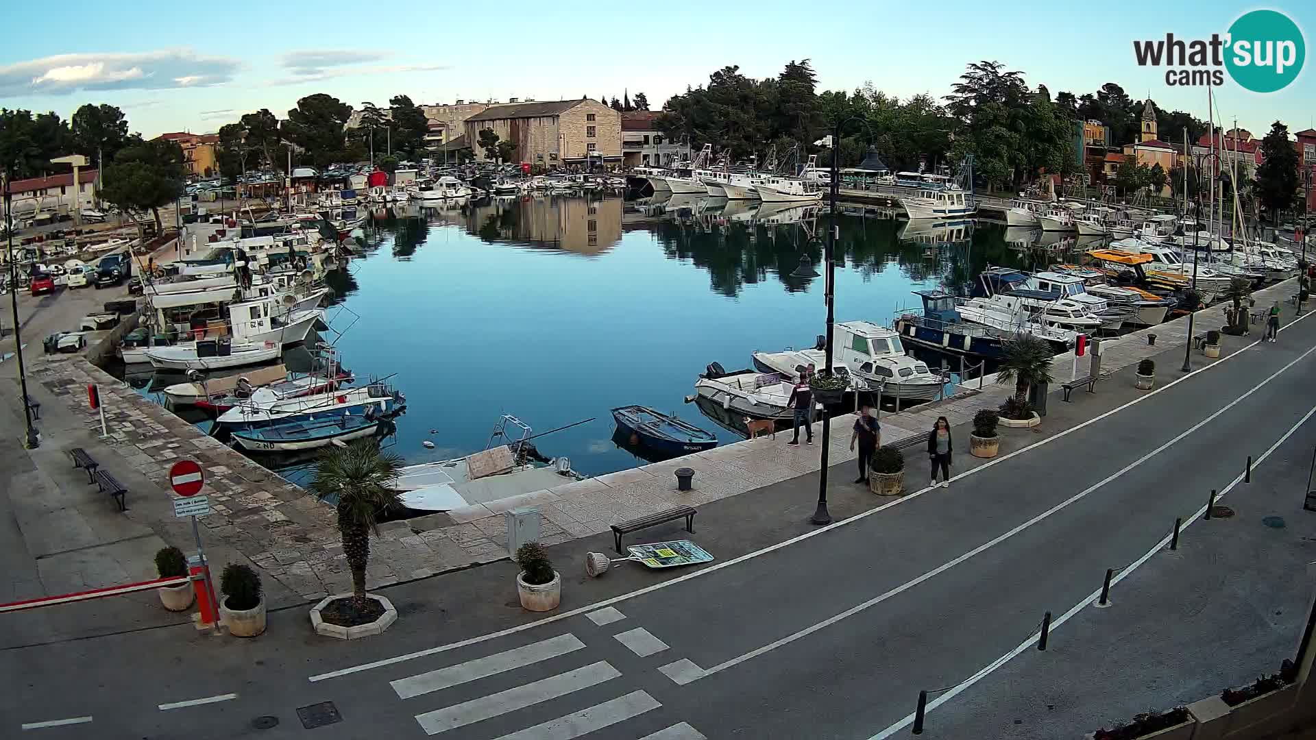 Novigrad webcam Mandrač | alten Hafen – Istrien