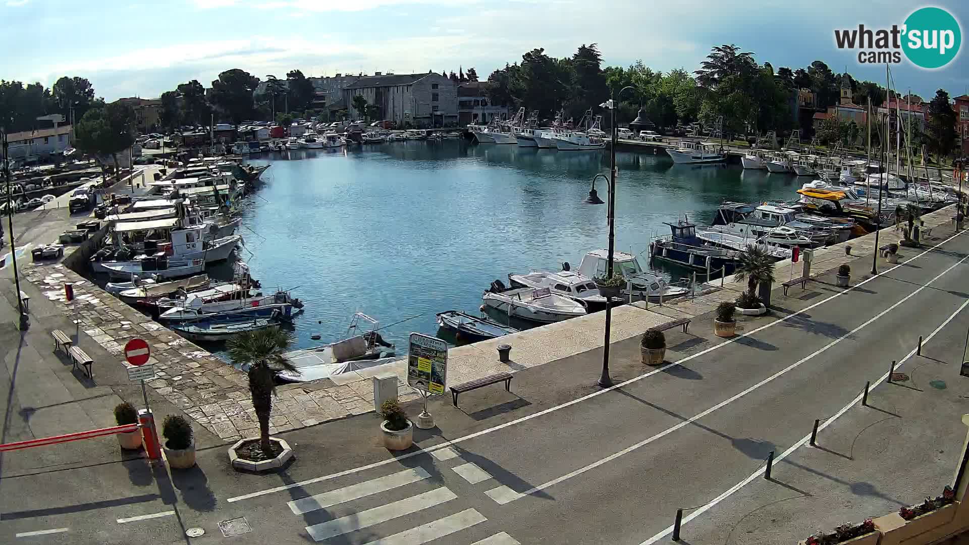 Novigrad webcam – old marina “Mandrač”