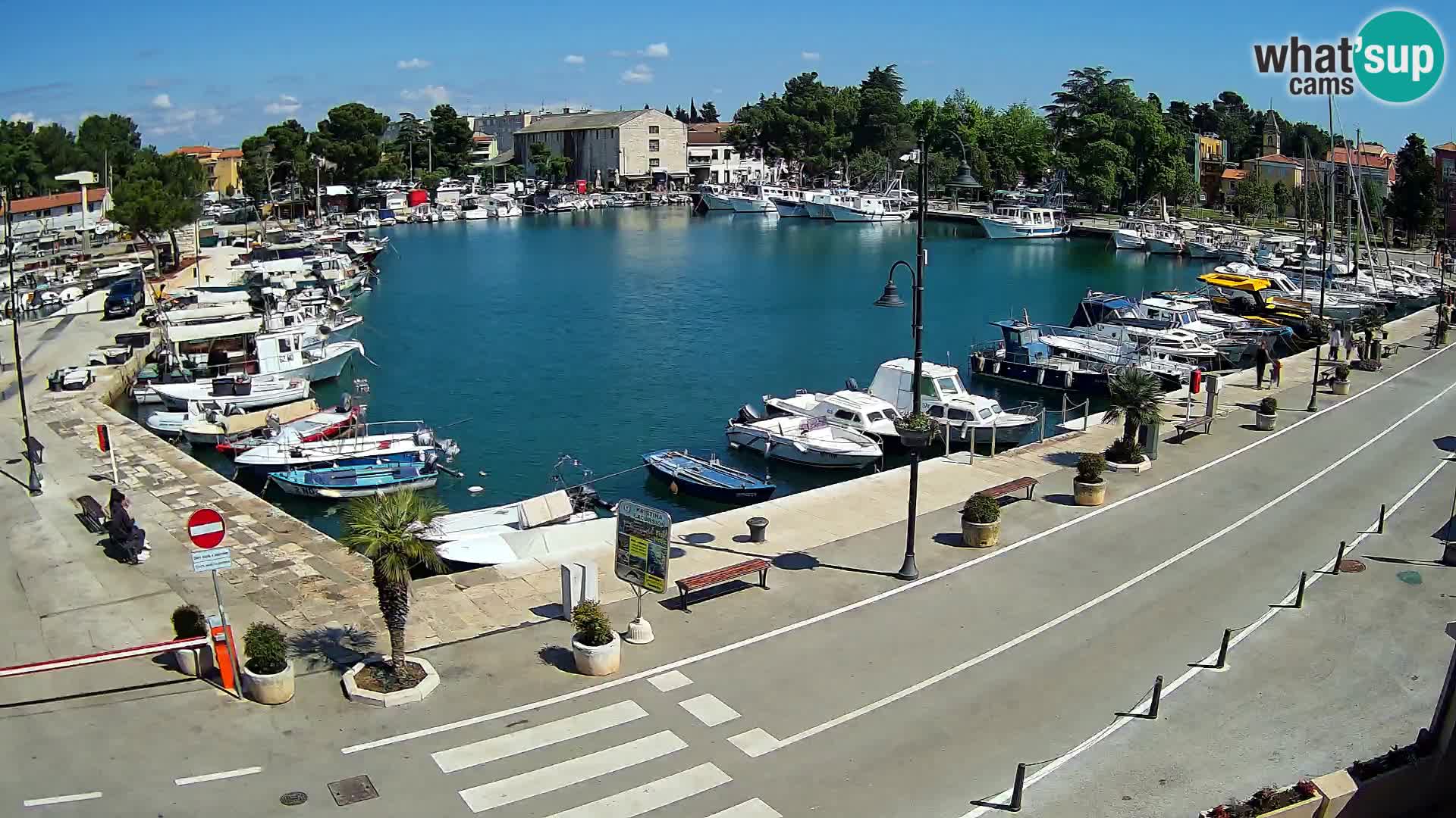 Novigrad webcam – old marina “Mandrač”