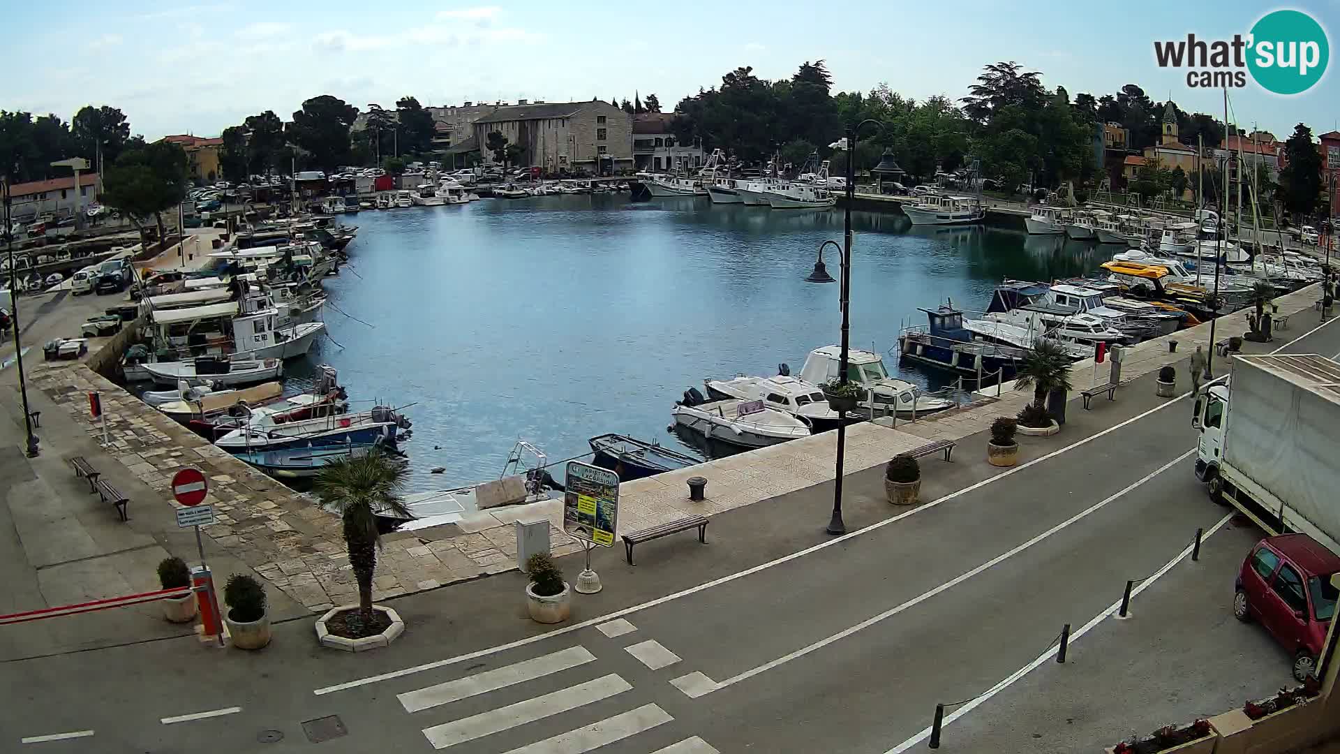 Novigrad webcam – old marina “Mandrač”