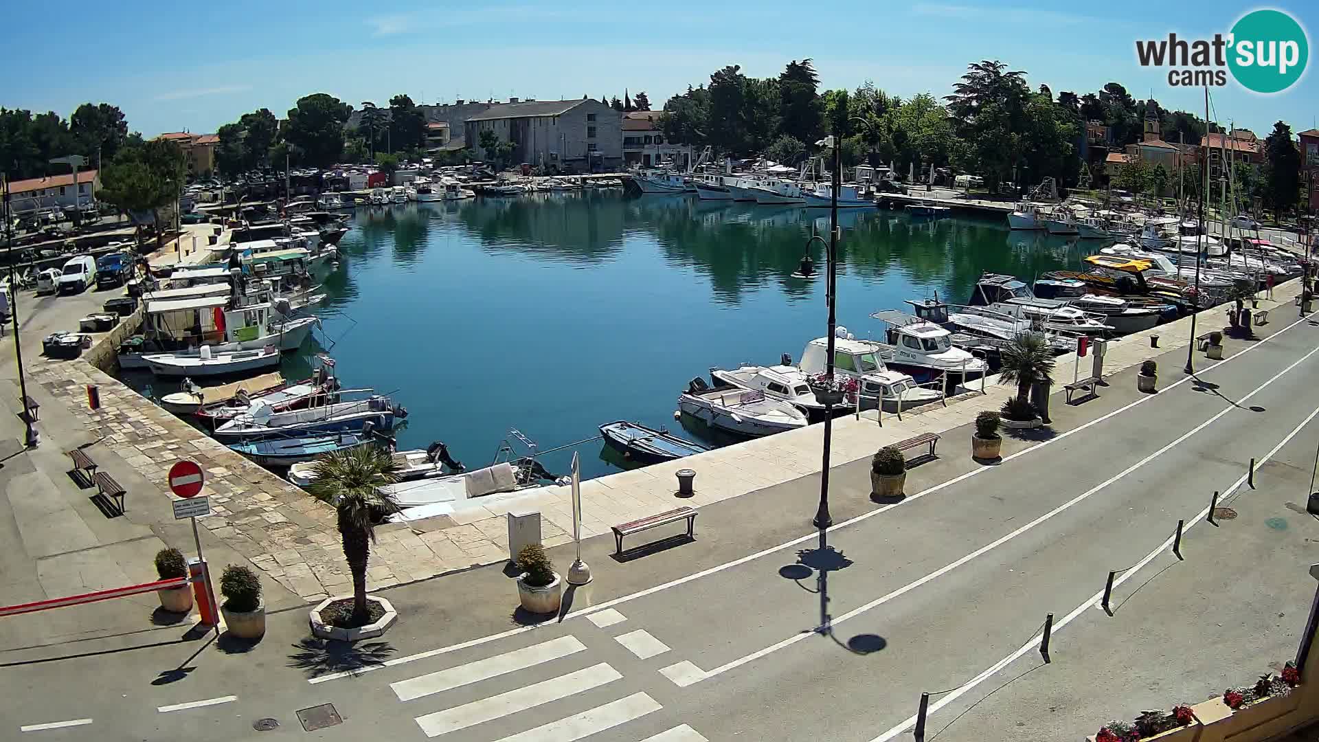 Novigrad webcam Mandrač | old marina – Istria