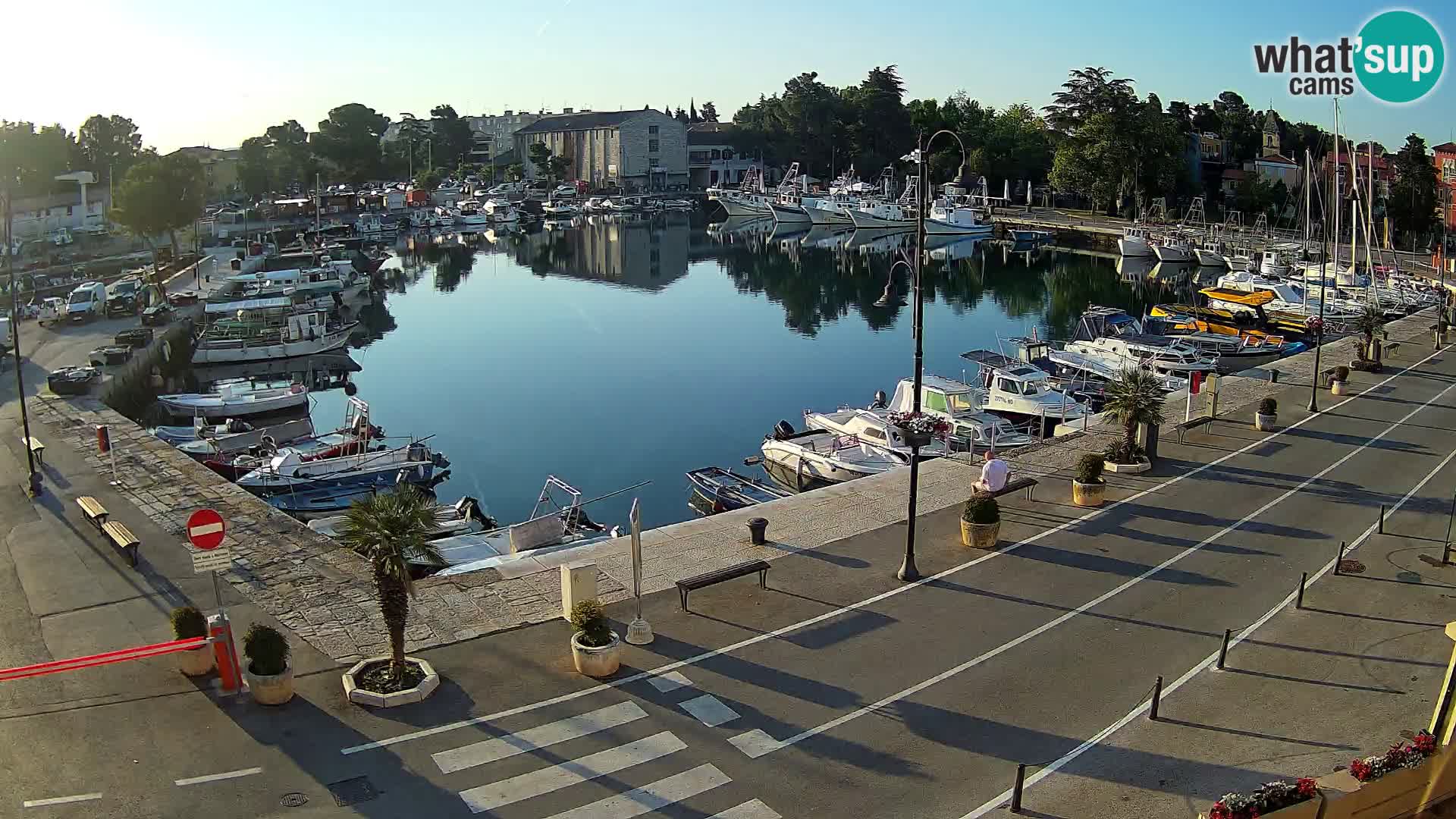 Novigrad webcam Mandrač | old marina – Istria