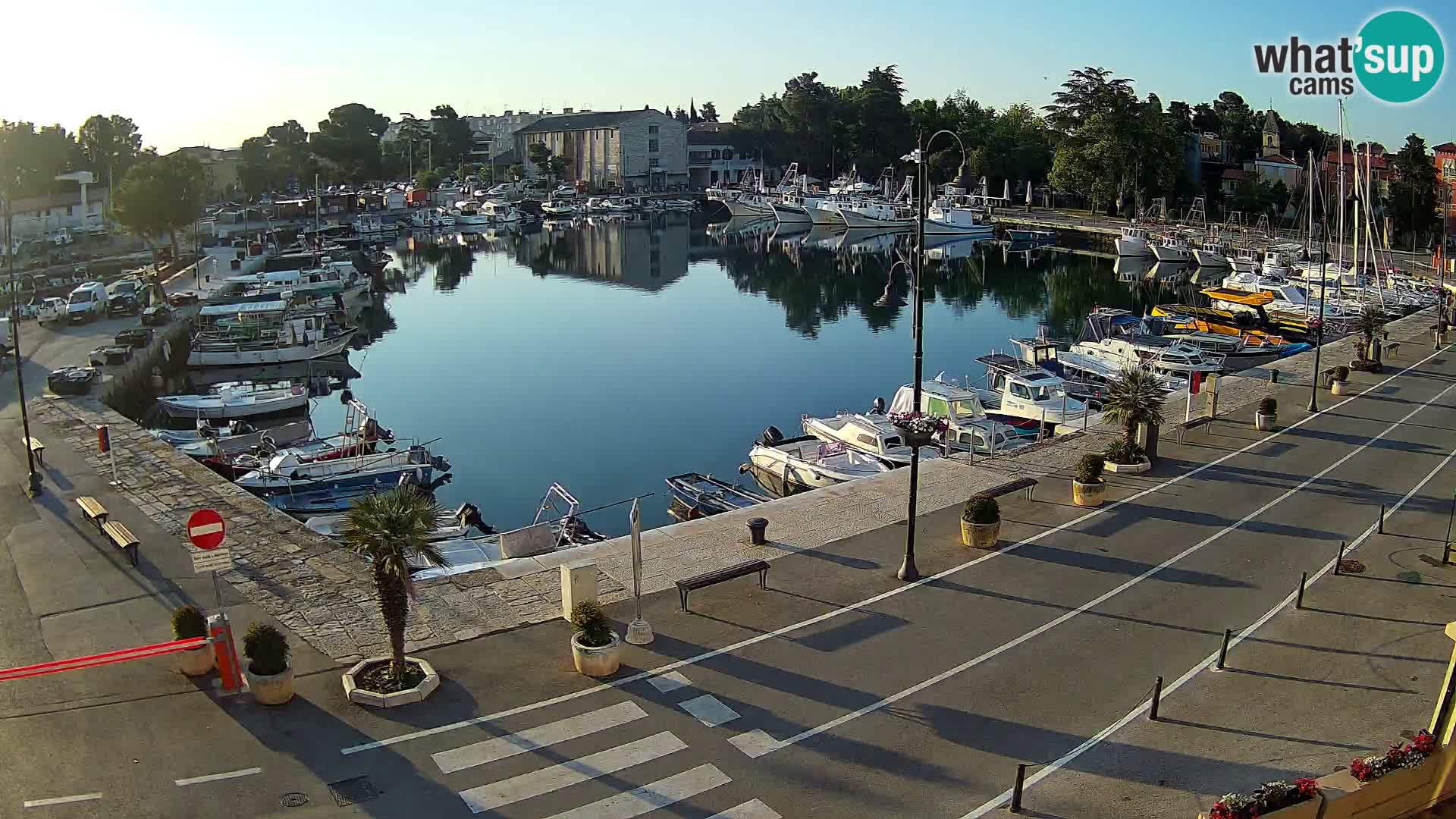 Novigrad webcam Mandrač | old marina – Istria