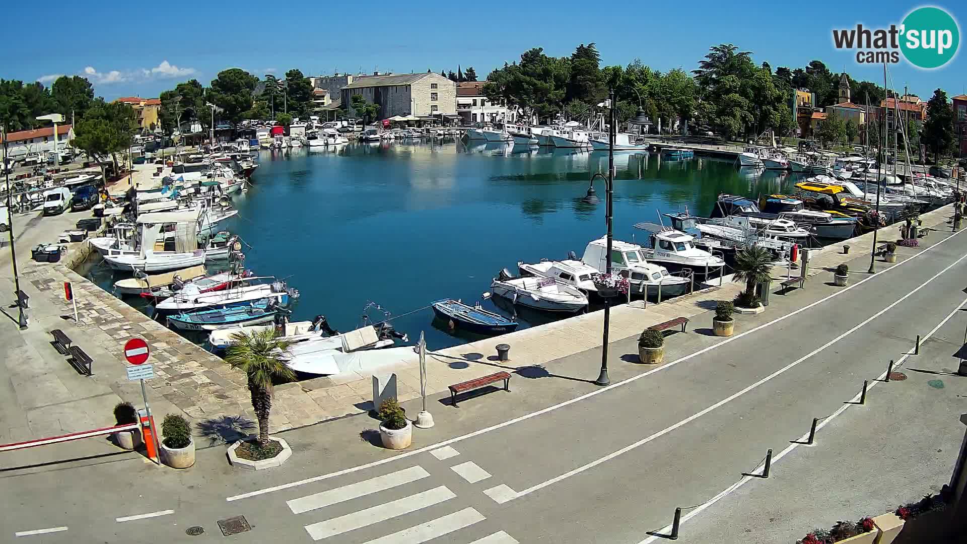 Novigrad webcam Mandrač | old marina – Istria