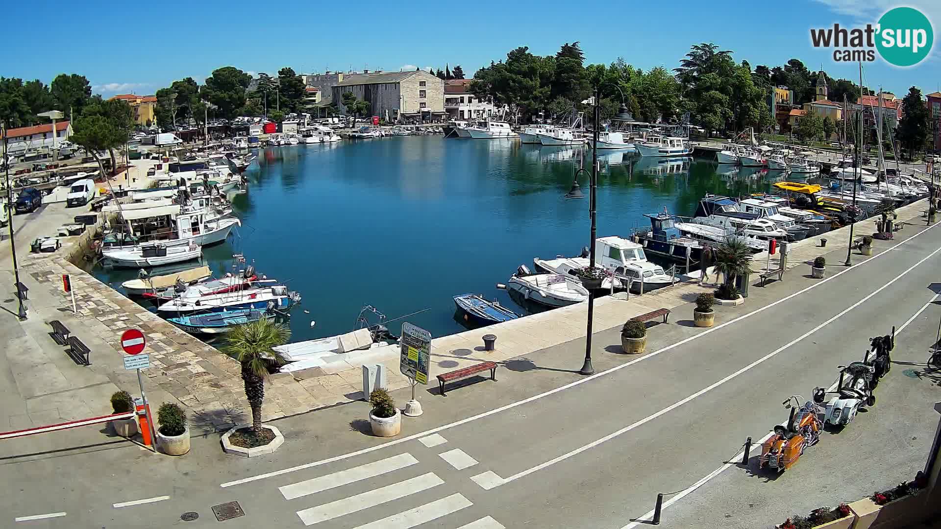 Novigrad webcam Mandrač | Cittanova in Istria – Porto vecchio